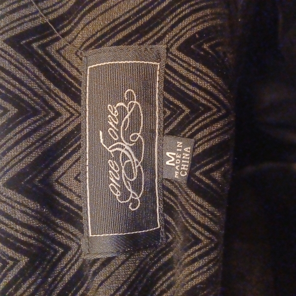 One5one black patterned pants nwt - Picture 6 of 6